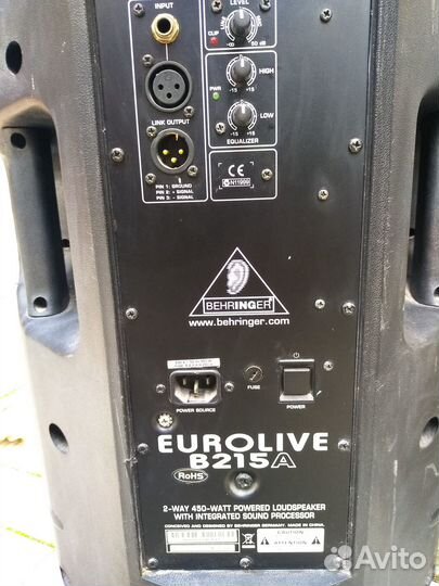 Комплект концертной акустики Behringer