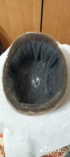 Меховая мужская кепка