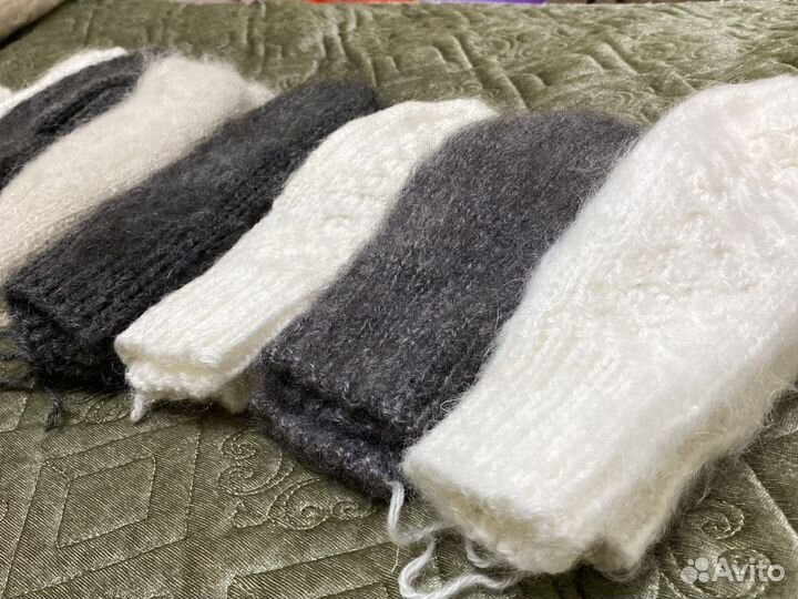 Варежки пуховые козий пух