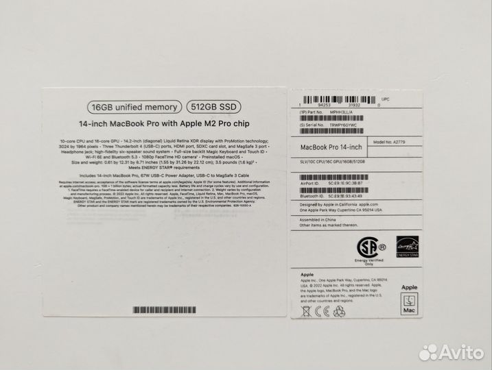 MacBook Pro 14 M2 Pro 16/512 Silver