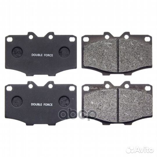 Колодки тормозные дисковые Double Force 04465-3