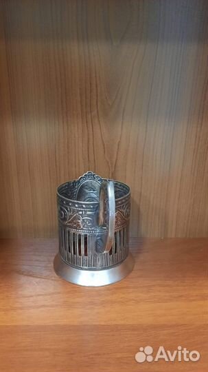 Подстаканник, кольчигино. За мир и дружбу. 1957г