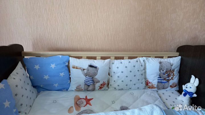 Бортики в кроватку для новорожденных новый