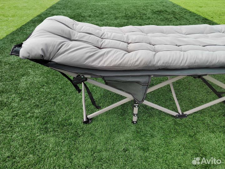 Раскладушка с матрасом туристическая для рыбалки