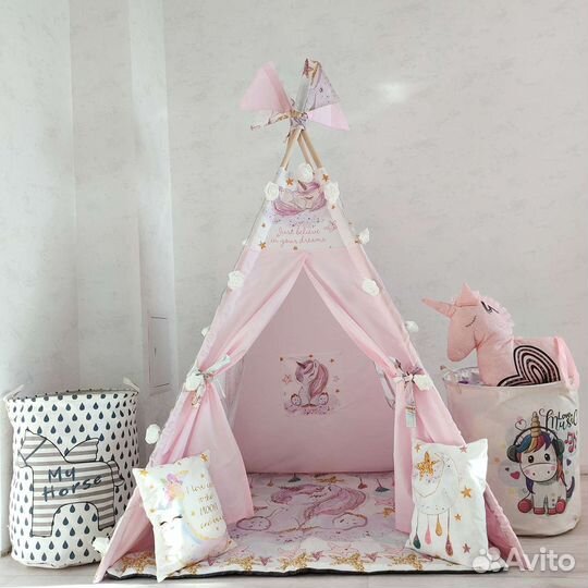 Вигвам / Палатка / шатер, детский, новый, единорог