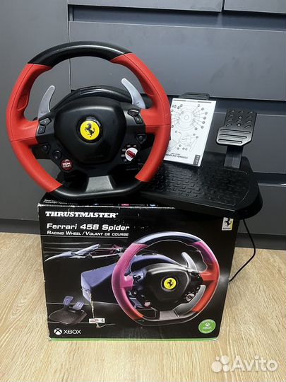 Игровой руль thrustmaster ferrari для xbox