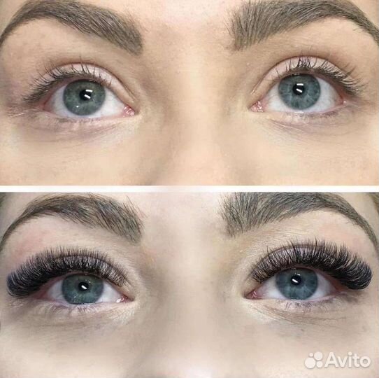 Окрашивание бровей краской