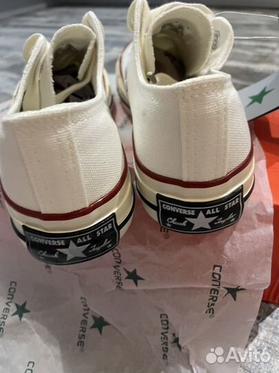 Кеды converse белые низкие