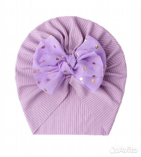 Шапочка чалма много цветов