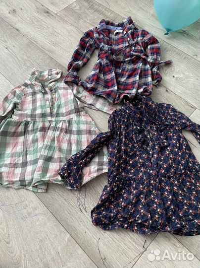 Детские вещи на девочку пакетом 86 92