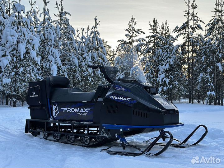 Снегоход promax yakut 2.0 long 500 4T 17 черный