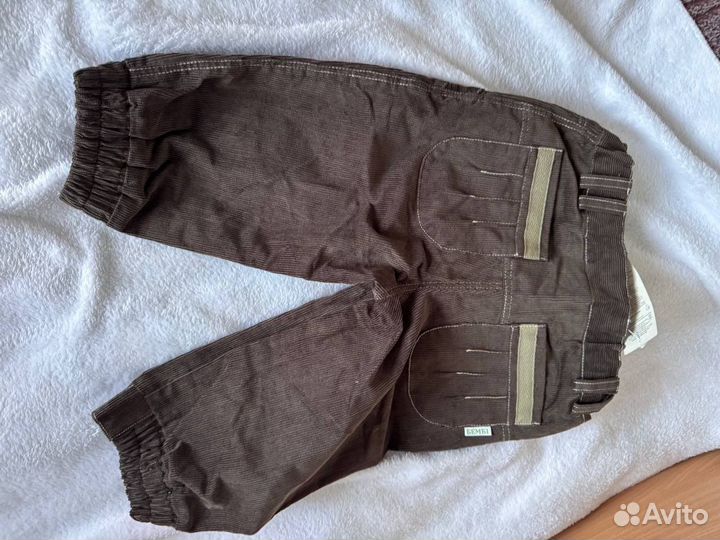 Бриджи вельветовые