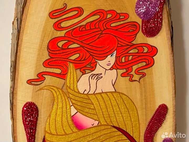 Панно из дерева 