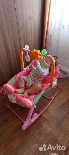 Детские качели шезлонг