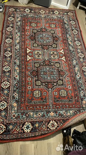 Ковер СССР шестяной красный