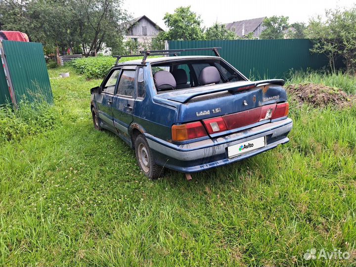 ВАЗ 2115 Samara 1.5 МТ, 2004, битый, 130 000 км