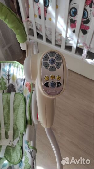 Детские электронные качели шезлонг Graco