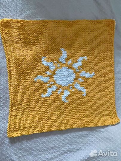 Плед детский вязаный ручная работа