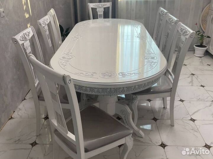 Круглый стол Лапка / Обеденный раздвижной стол