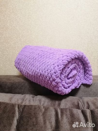 Плед детский вязаный (ручная работа)