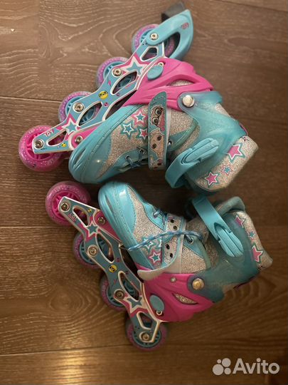 Роликовые коньки детские раздвижные