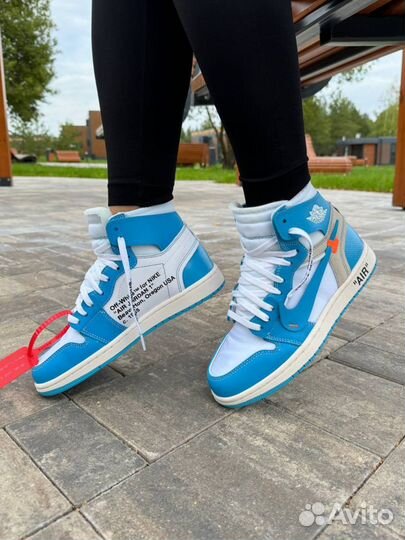 Кроссовки Nike OFF-white x Air Jordan 1, женские