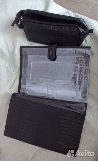 Подарочный набор натуральная кожа