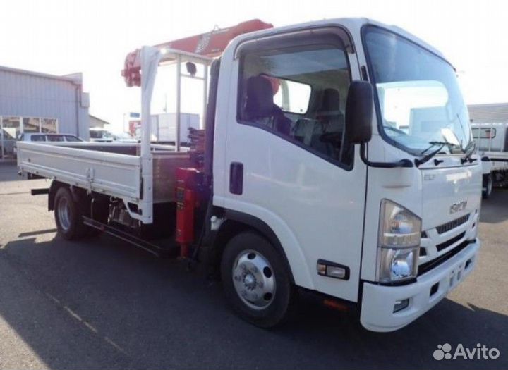 Isuzu Elf с КМУ, 2018
