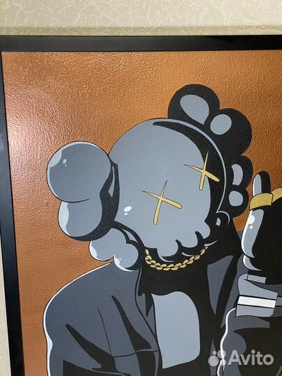 Картина kaws ручная работа 50х70