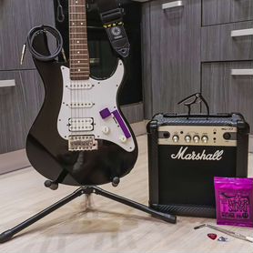 Электрогитара Yamaha Pacifica 012 + Marshall Mg10