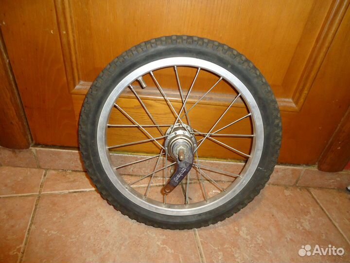 Колесо для велосипеда заднее диаметр R16x1.75