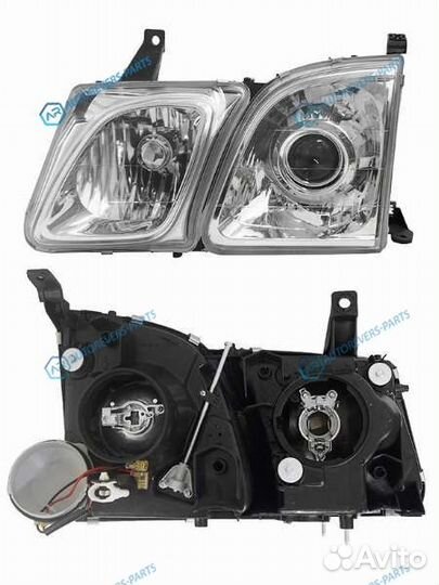 ST-312-1100CL Фара lexus LX470 98-07 под ксенон хр