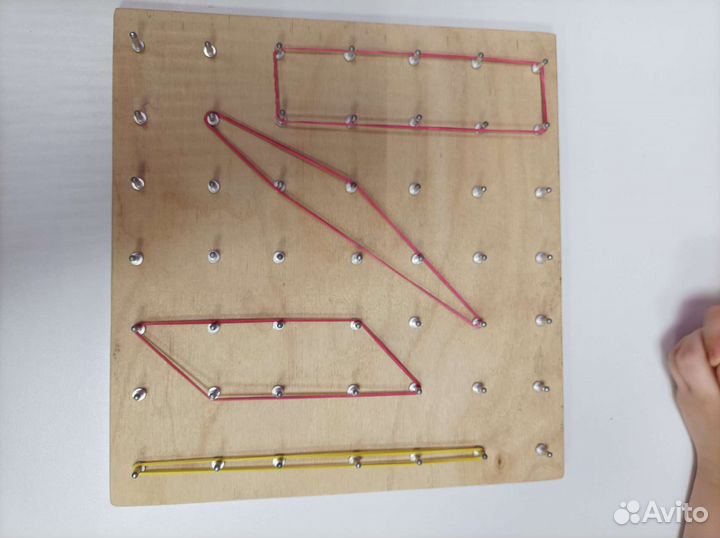 Геометрик,доска с резинками