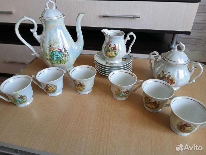 Сервиз кофейный на 6 персон, Югославия