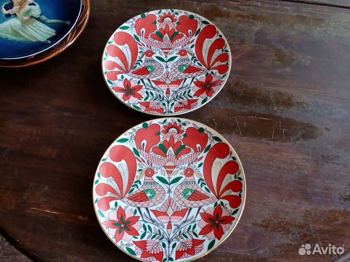 Тарелки СССР декоративные лфз