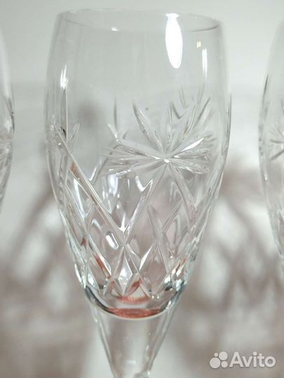 Хрустальные фужеры бокалы СССР