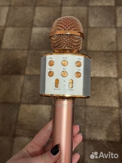 Микрофон караоке колонка