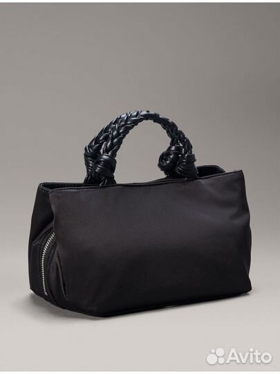 Сумка Calvin Klein Satin Knotted Bag Black Beauty