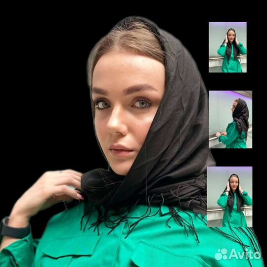 Платок женский на голову и шею