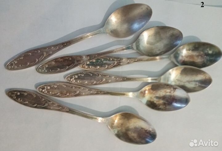 Мельхиоровые столовые приборы СССР