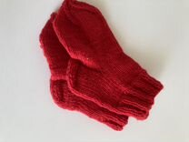 Носки ручной вязки шерстяные для ребенка