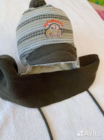 Шапка + шарф для мальчика