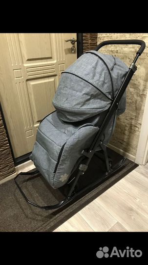 Детские санки коляска