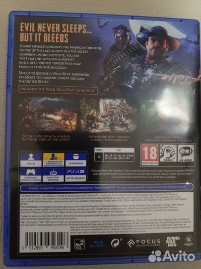 Игра Evil West ps4/ps5