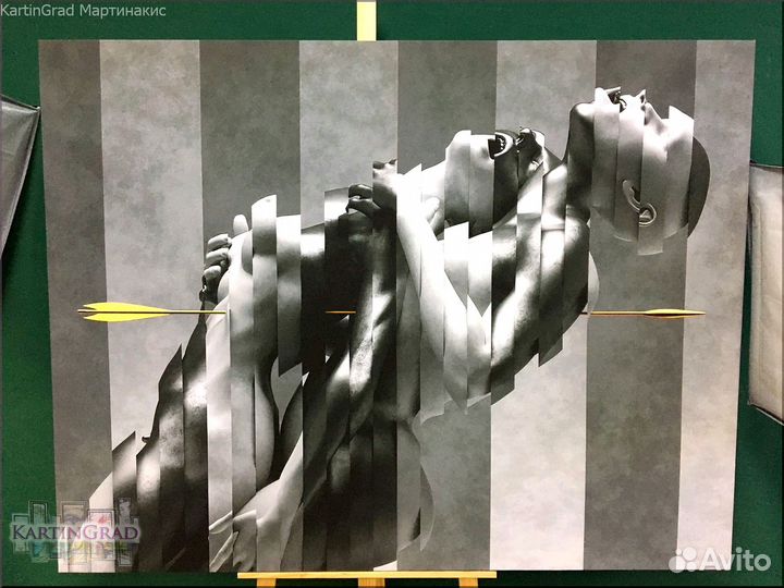 Современные абстрактные картины Адама Мартинакиса