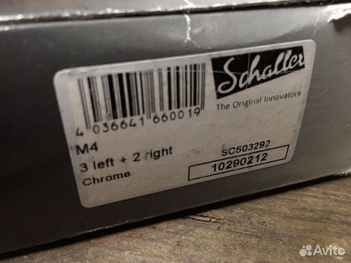 Колки для бас-гитары Schaller M4 3L/2R