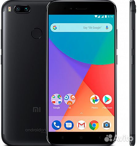 Дисплей для Xiaomi Mi A1/Mi 5X + тачскрин (черный)