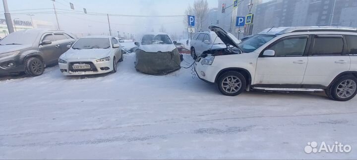 Отогрев авто