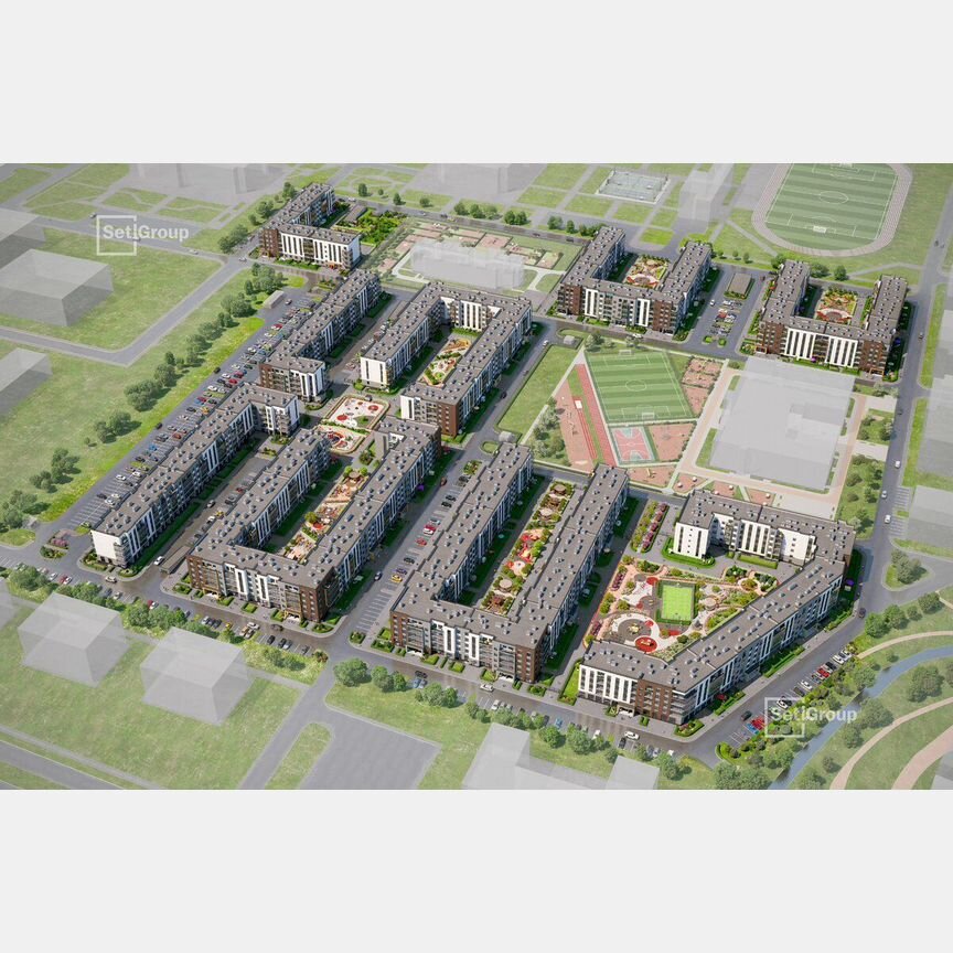 1-к. квартира, 34,7 м², 5/5 эт.