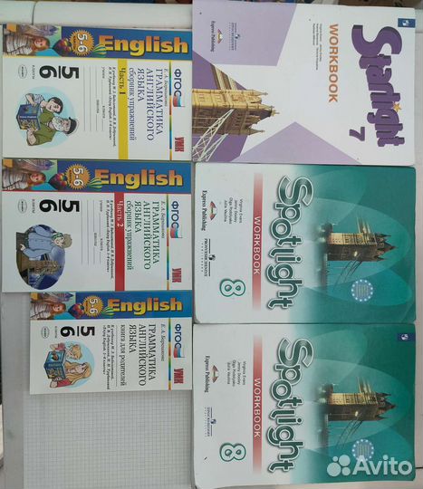 Рабочие тетради по английскому языку 5, 6, 7, 8, 9